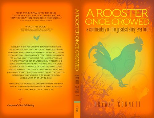 A Rooster Once Crowed – Book Cover Design