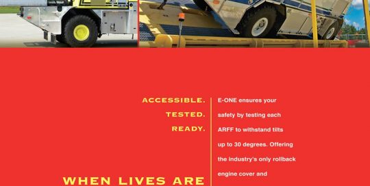 E-One ARFF Airport Rescue Truck Tested Ad
